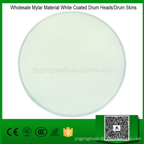 Wholesale Mylar Material White Coated Drum Heads/Drum Skins